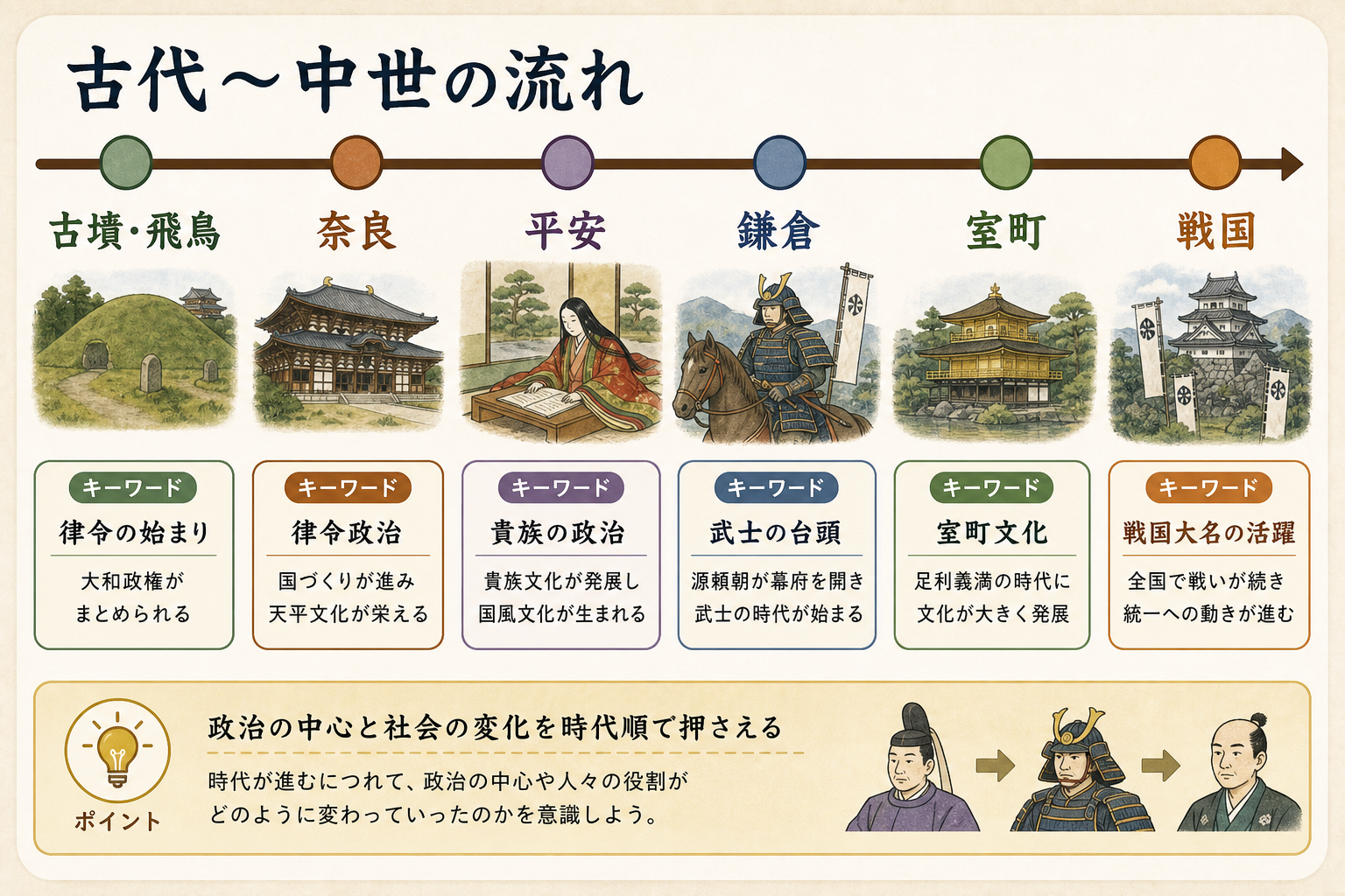 古代〜中世の流れ