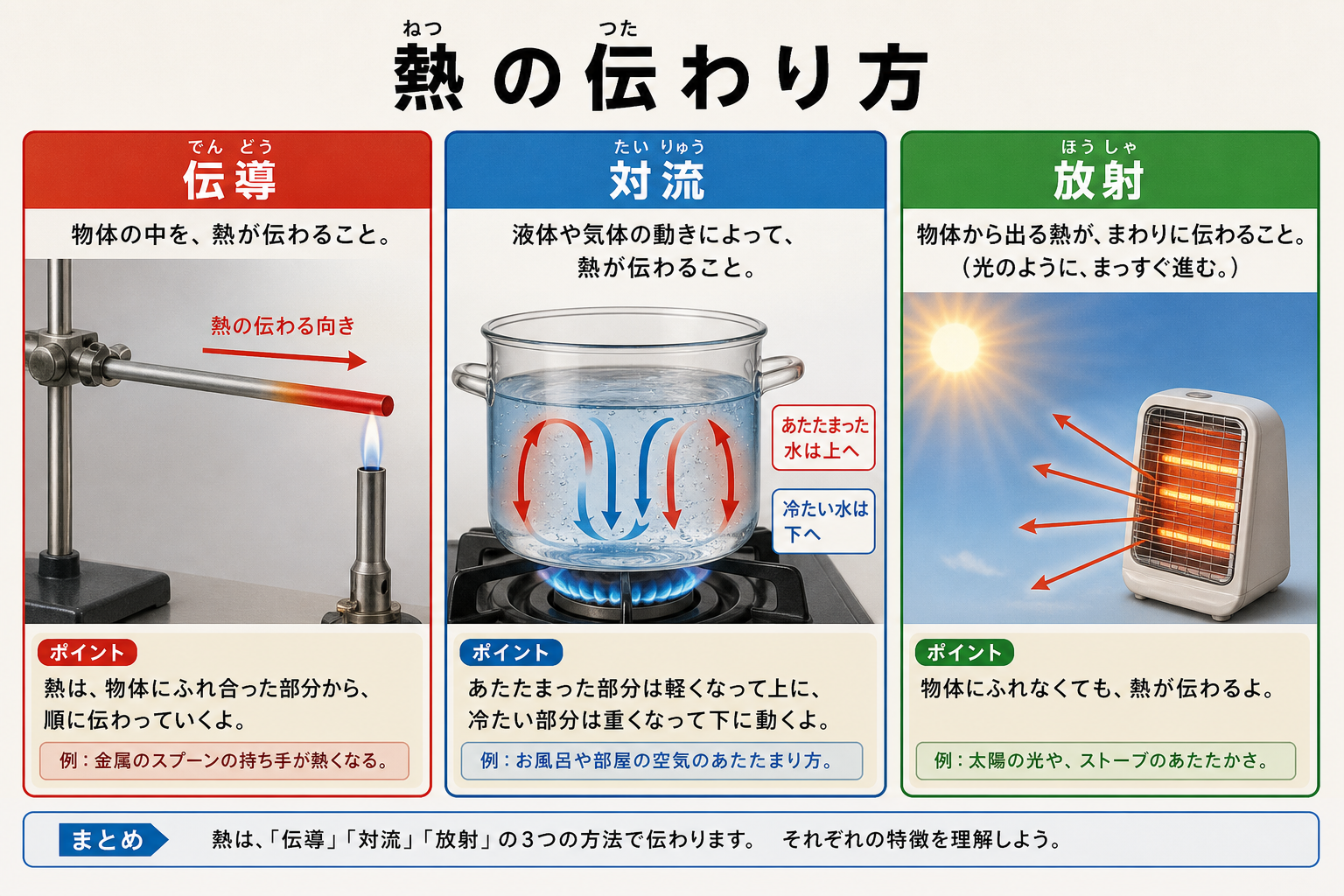 熱の伝わり方